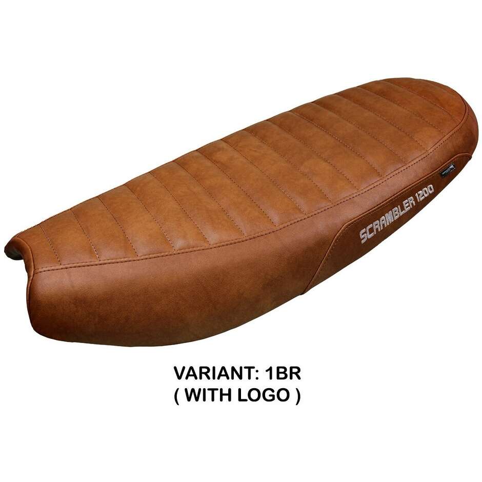 Housse de selle TPZ Italia spécifique pour Triumph Scrambler 1200 (modèles 2019-2025).