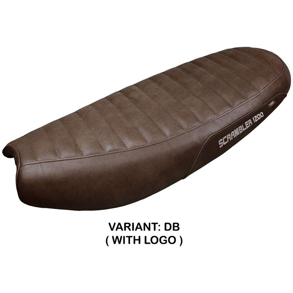Housse de selle TPZ Italia spécifique pour Triumph Scrambler 1200 (modèles 2019-2025).
