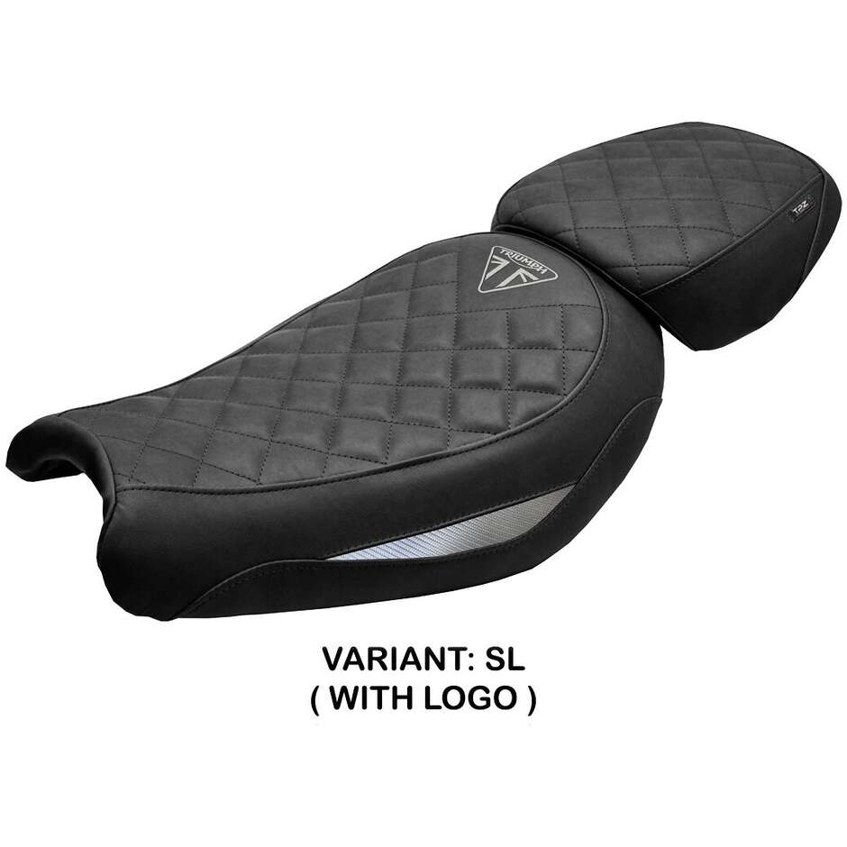 Housse de selle TPZ Italia spécifique pour Triumph Scrambler 400 X / 400 XC 2024-2025, modèle Xinyi