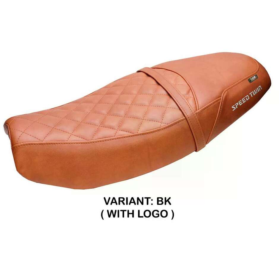 Housse de selle TPZ Italia spécifique pour Triumph Speed Twin 1200 (modèle Tamra, 2019-2026)