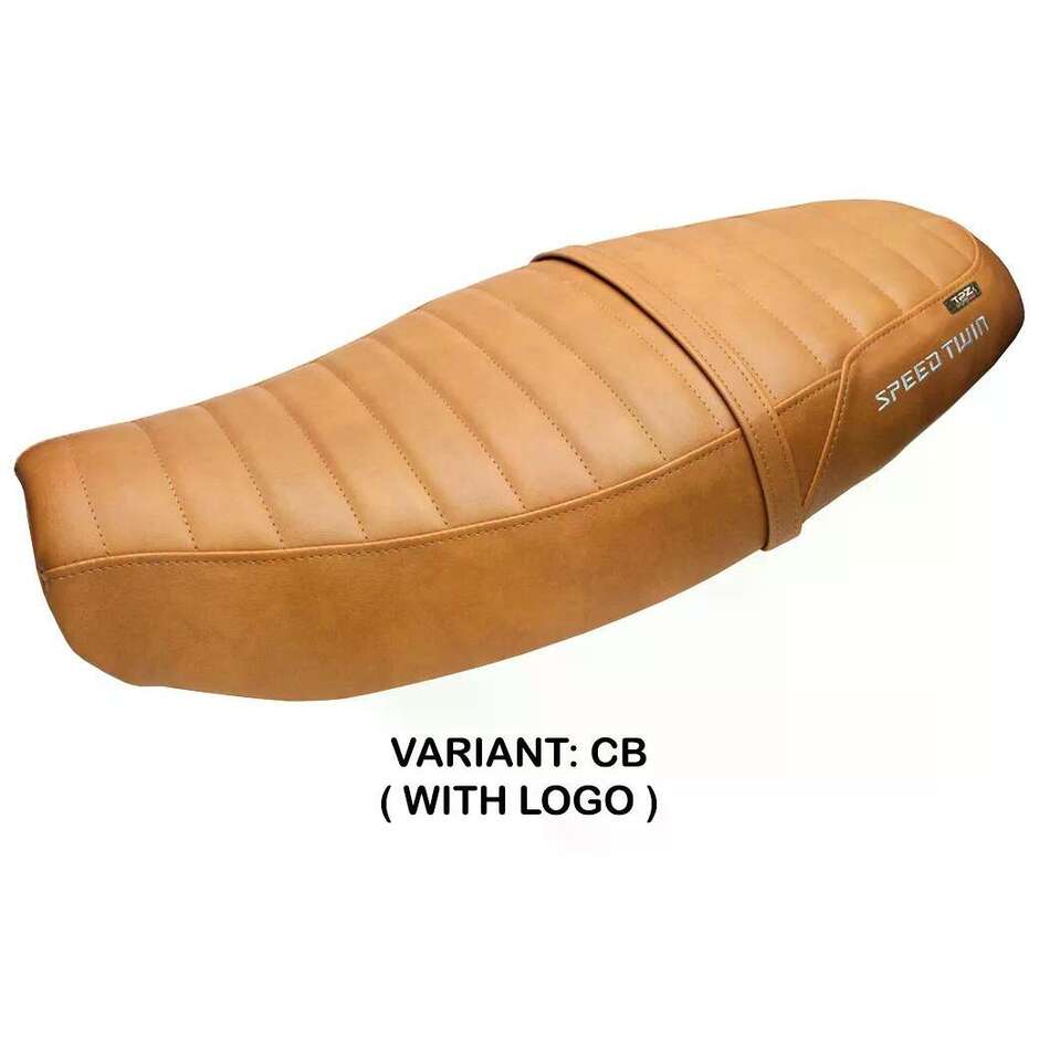 Housse de selle TPZ Italia spécifique pour Triumph Speed Twin 1200 (modèles 2019-2026) Bomlo