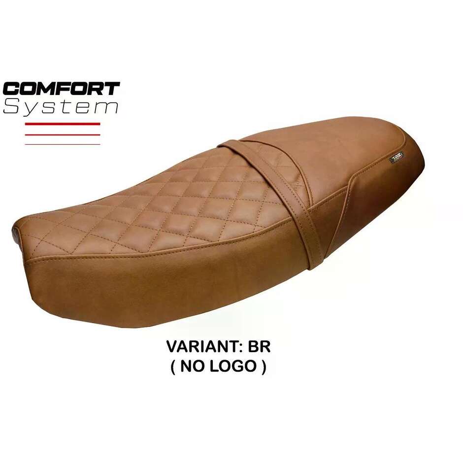 Housse de selle TPZ Italia spécifique pour Triumph Speed Twin 1200 (modèles 2019-2026) - Système de confort Tamra