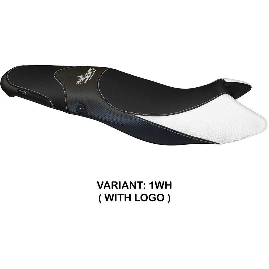 Housse de selle TPZ Italia spécifique pour Triumph Street Triple 2007 - 2012 Morris Model 1