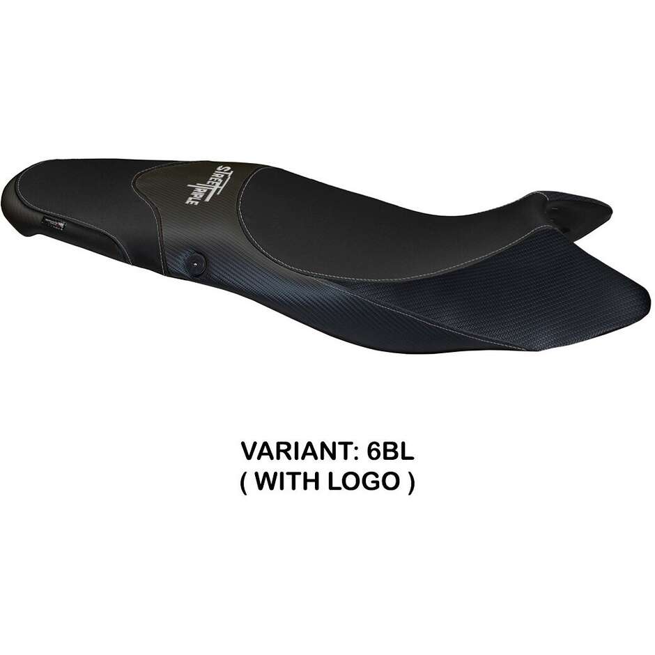 Housse de selle TPZ Italia spécifique pour Triumph Street Triple 2007 - 2012 Morris Model 1
