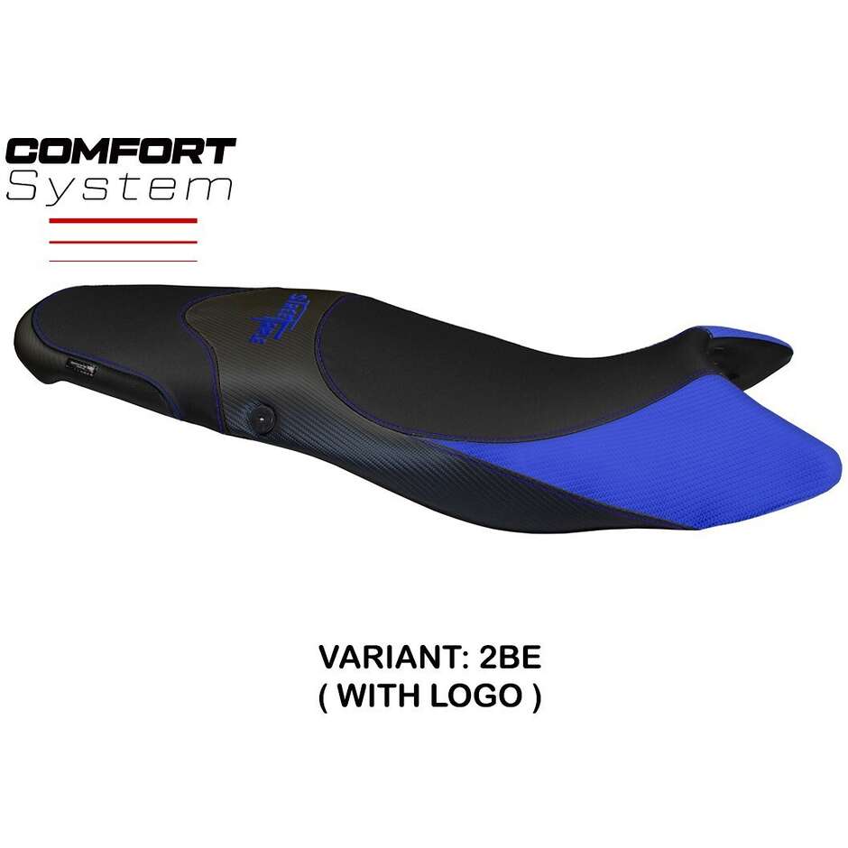 Housse de selle TPZ Italia spécifique pour Triumph Street Triple (modèles 2007-2012) - Système de confort Morris 1