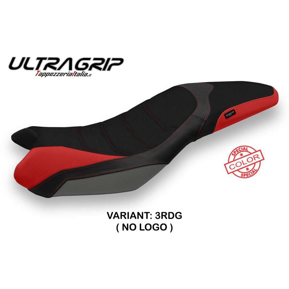 Housse de selle TPZ Italia spécifique pour Triumph Street Triple (modèles 2013-2016), coloris Salina, revêtement Ultragrip