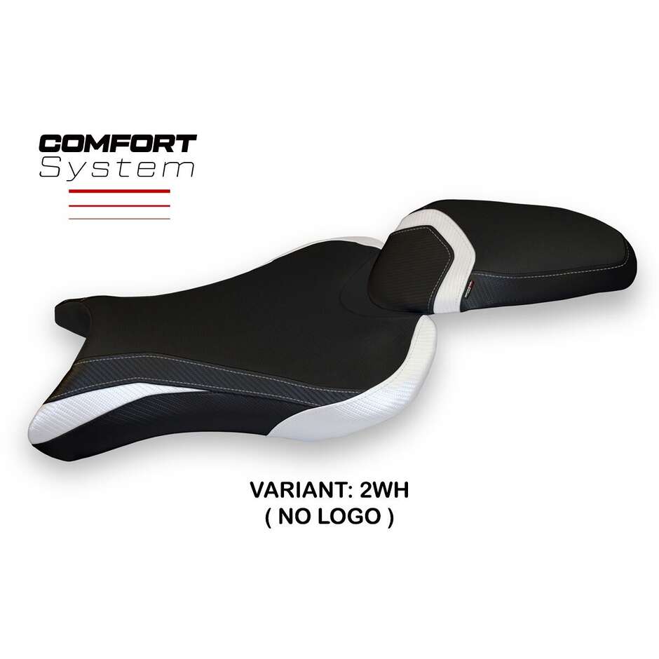 Housse de selle TPZ Italia spécifique pour Triumph Street Triple (modèles 2017-2022) - Système de confort Molina 1