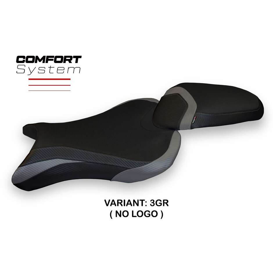 Housse de selle TPZ Italia spécifique pour Triumph Street Triple (modèles 2017-2022) - Système de confort Molina 1