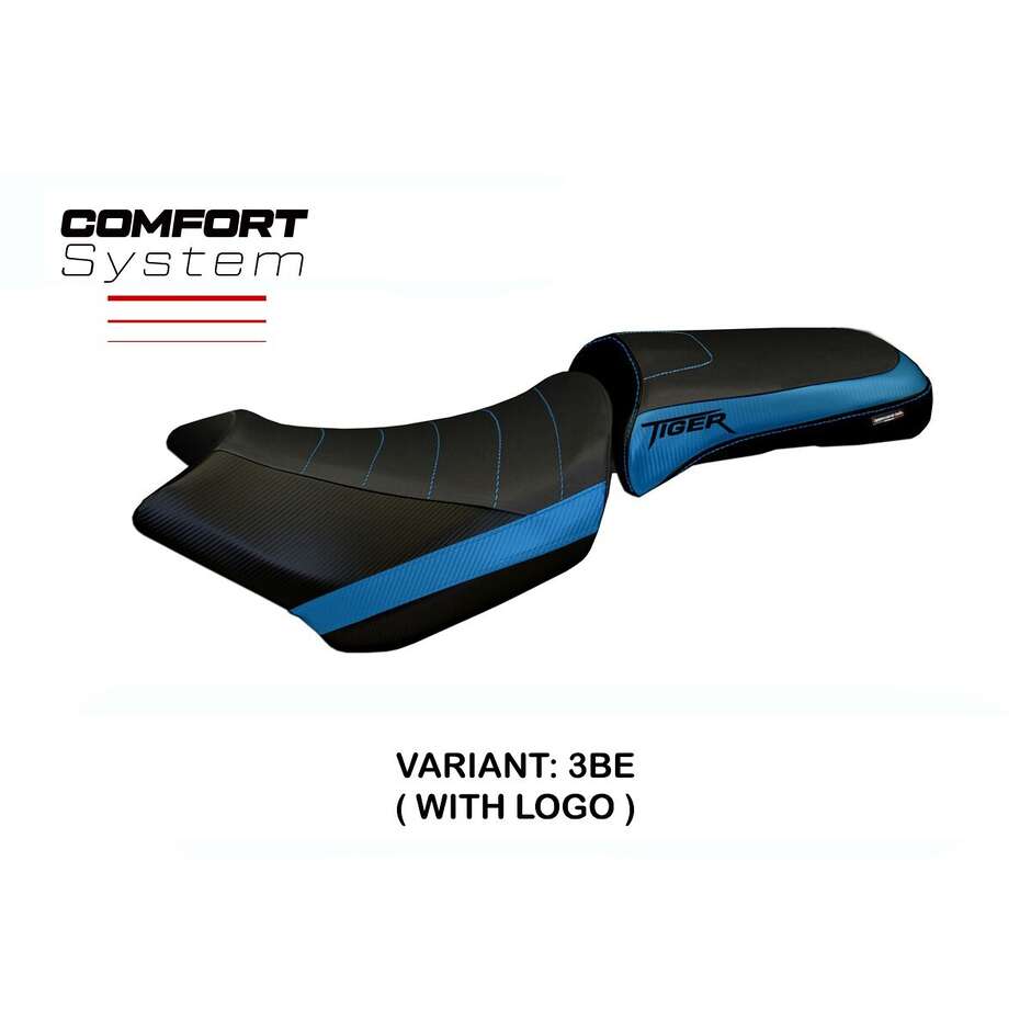 Housse de selle TPZ Italia spécifique pour Triumph Tiger 1200 (modèles 2011-2021) - Système Confort Venezia 1