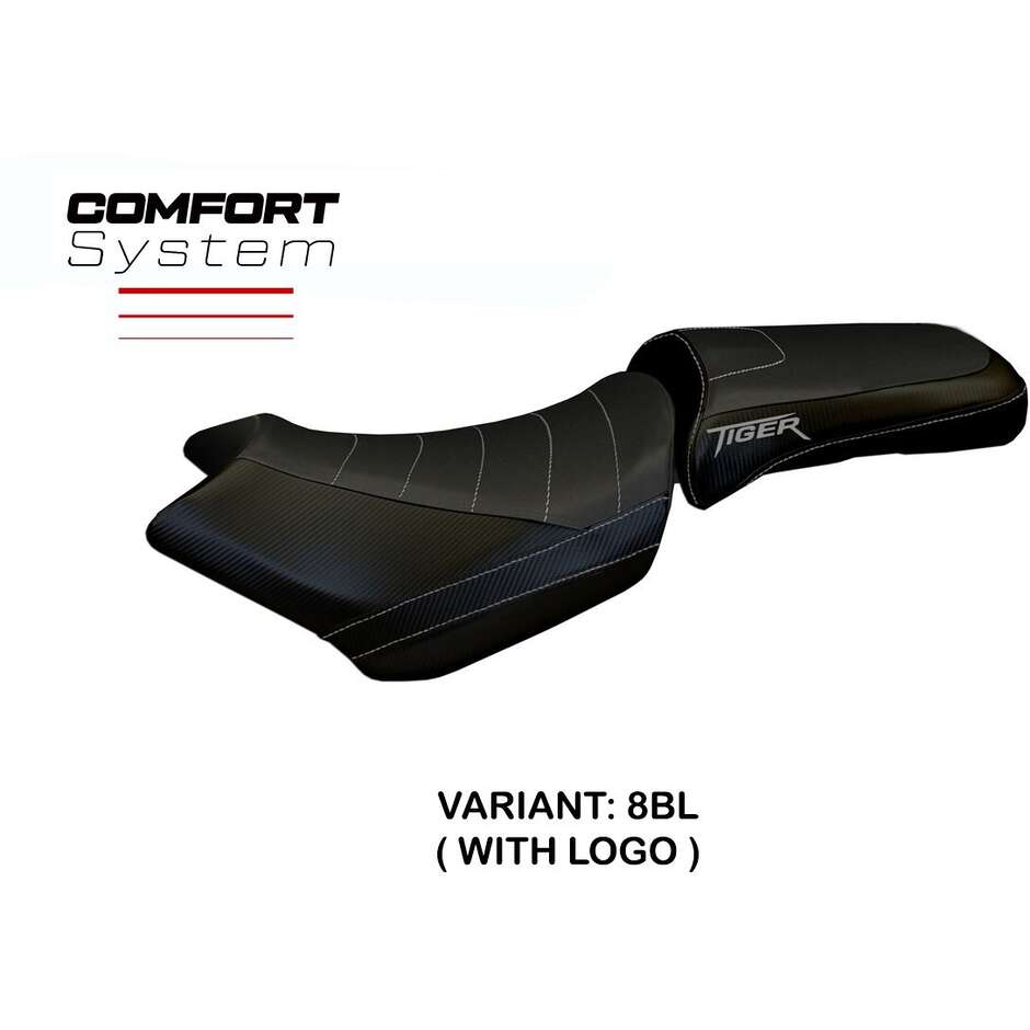 Housse de selle TPZ Italia spécifique pour Triumph Tiger 1200 (modèles 2011-2021) - Système Confort Venezia 1