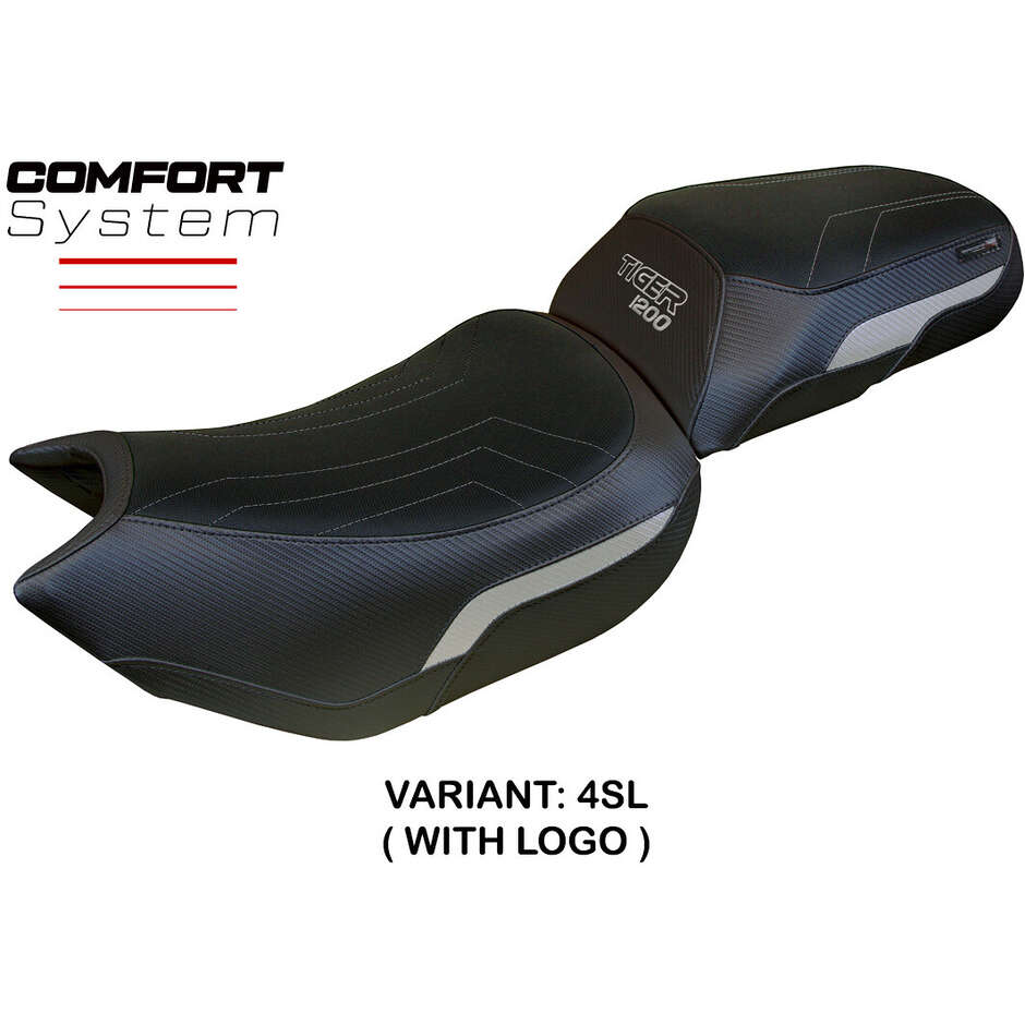 Housse de selle TPZ Italia spécifique pour Triumph Tiger 1200 (modèles 2022-2025) - Système Wales Comfort
