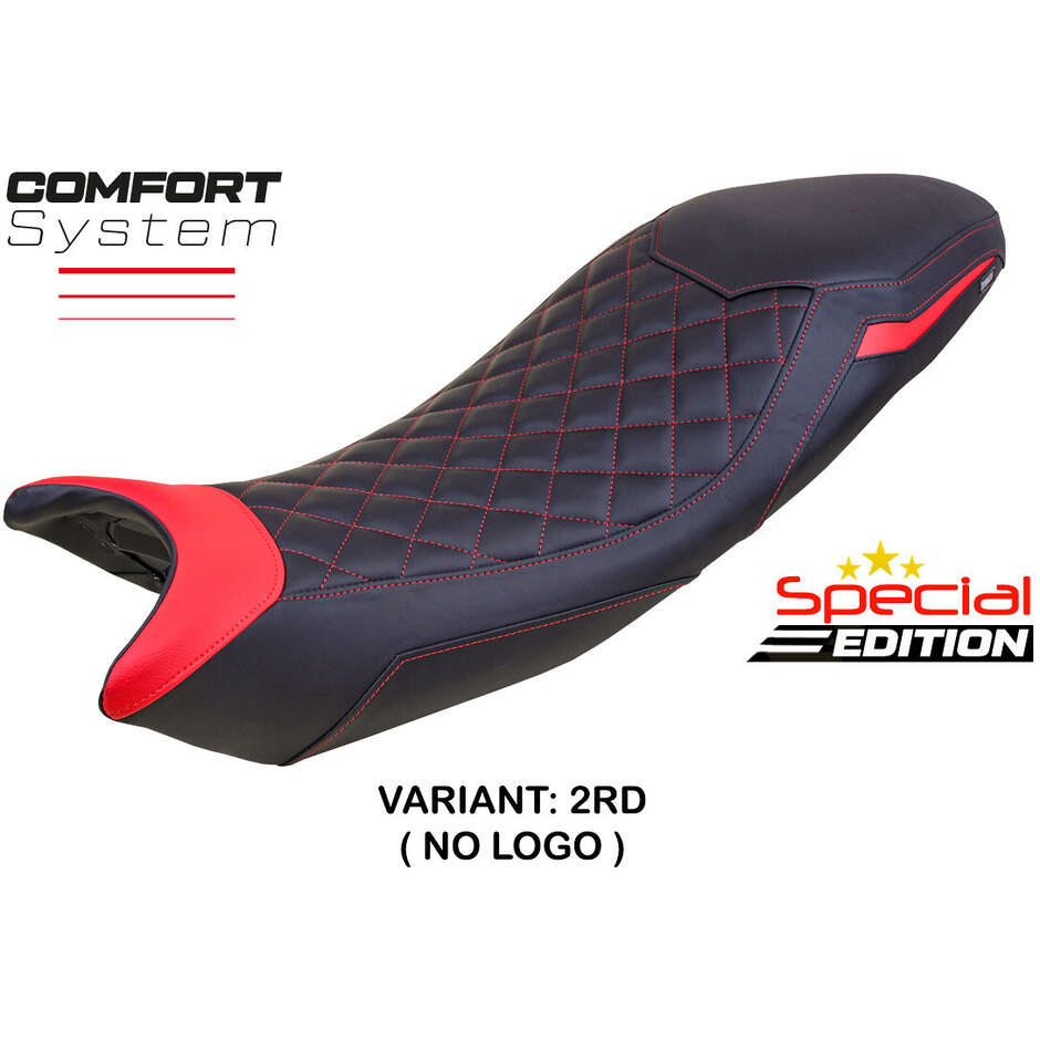 Housse de selle TPZ Italia spécifique pour Triumph Tiger 660 (modèles 2021-2025), édition spéciale Derry Comfort System