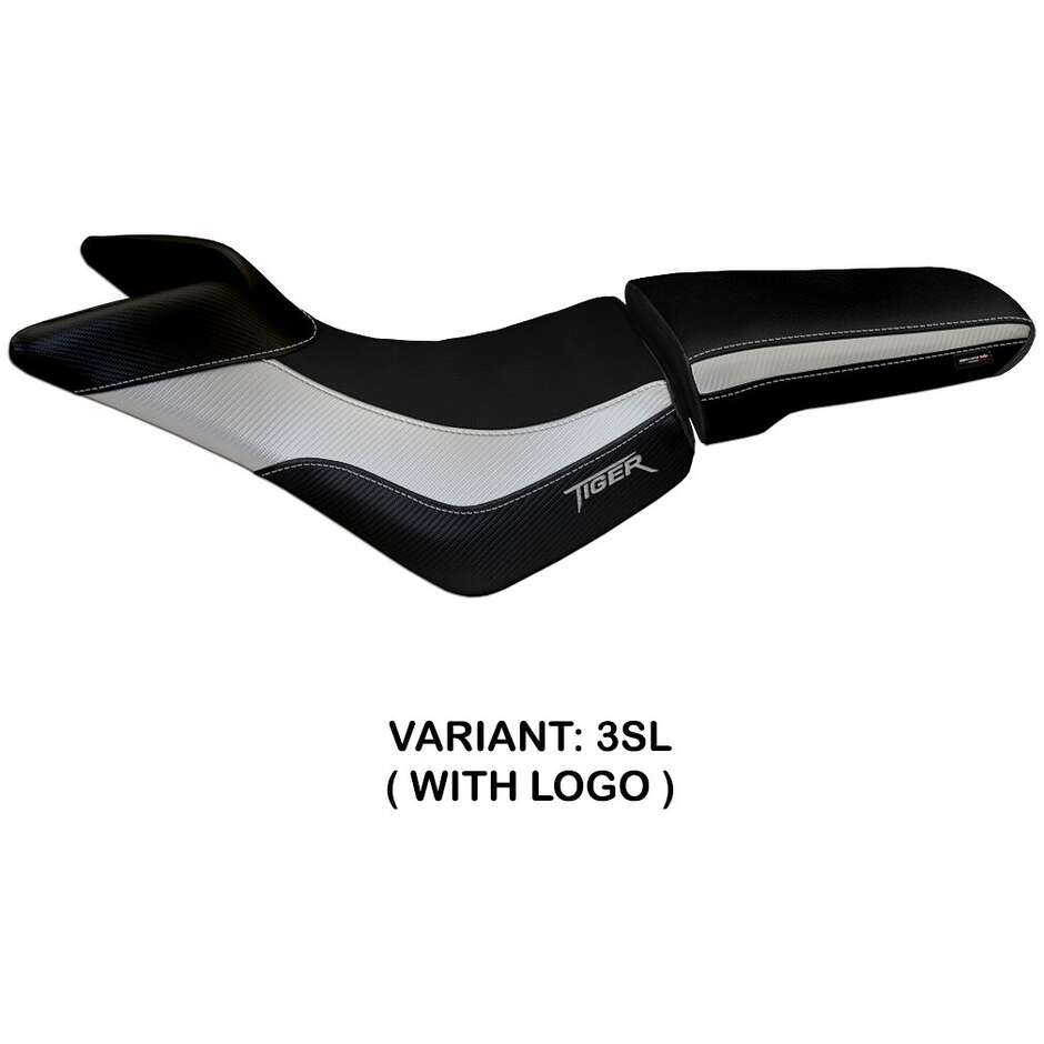 Housse de selle TPZ Italia spécifique pour Triumph Tiger 800 / 800 XC (modèles 2010-2020), Padoue