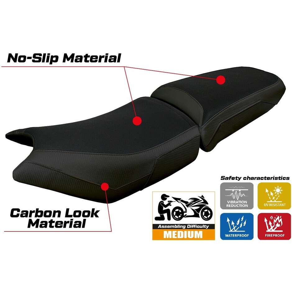 Housse de selle TPZ Italia spécifique pour Triumph Tiger 900 modèle 2024-2025 Hatten