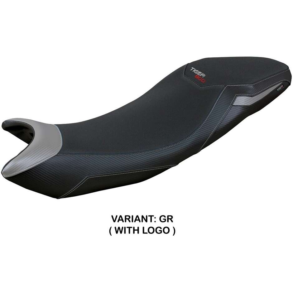 Housse de selle TPZ Italia spécifique pour Triumph Tiger Sport 800, modèle 2025.