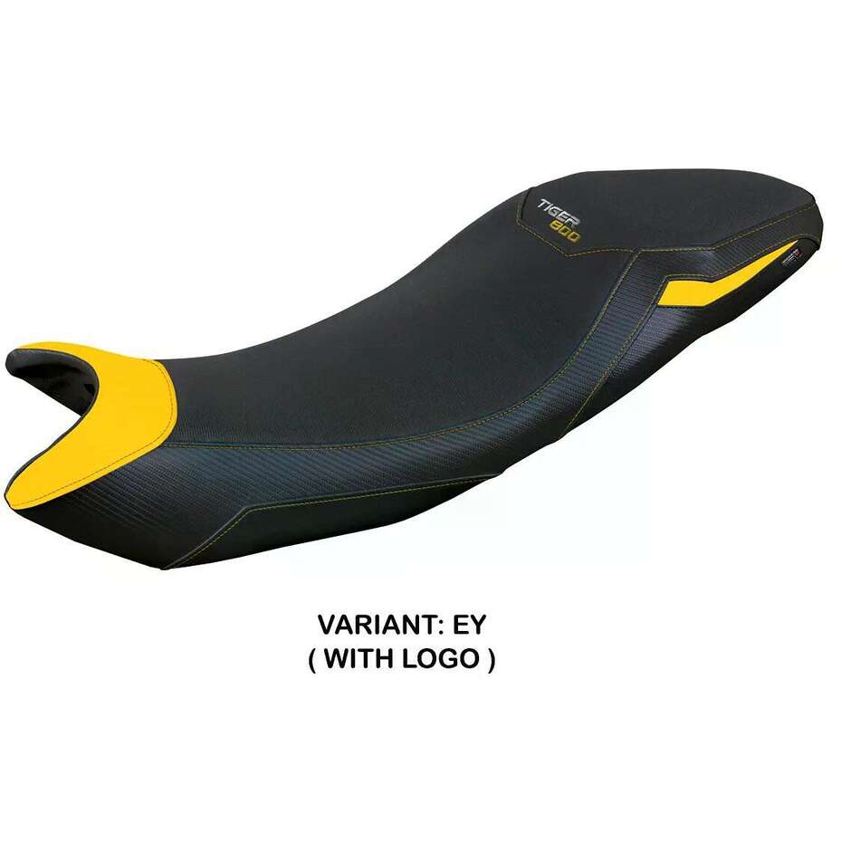 Housse de selle TPZ Italia spécifique pour Triumph Tiger Sport 800, modèle 2025.