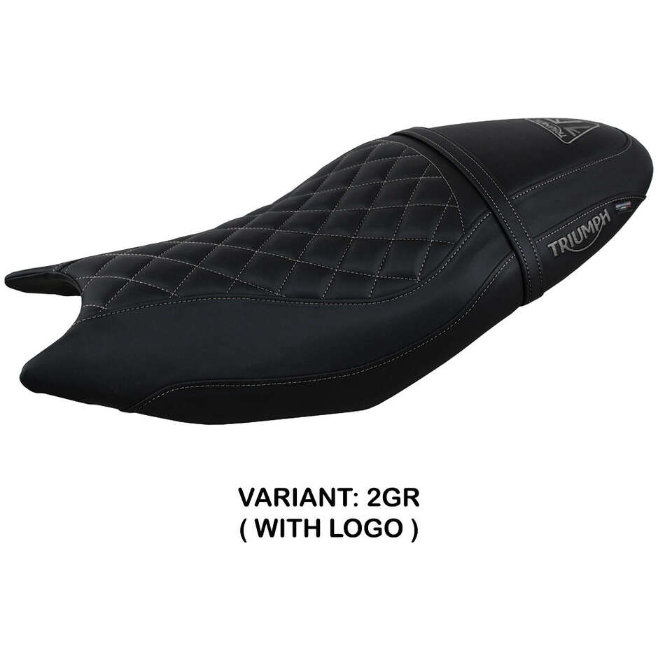 Housse de selle TPZ Italia spécifique pour Triumph Trident 660 2021-2025, modèle Sihlar