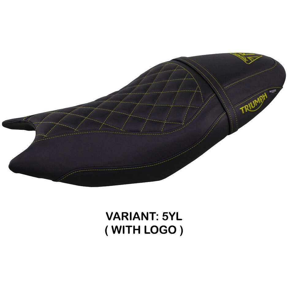 Housse de selle TPZ Italia spécifique pour Triumph Trident 660 2021-2025, modèle Sihlar