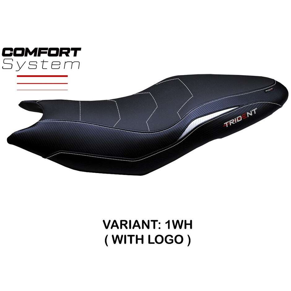 Housse de selle TPZ Italia spécifique pour Triumph Trident 660 (modèles 2021-2025) - Système de confort Espera