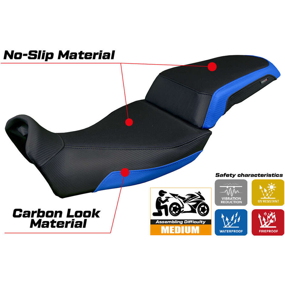Housse de selle TPZ Italia spécifique pour Voge Valico 525 DS - DSX 2023-2025 (modèle Xabia)