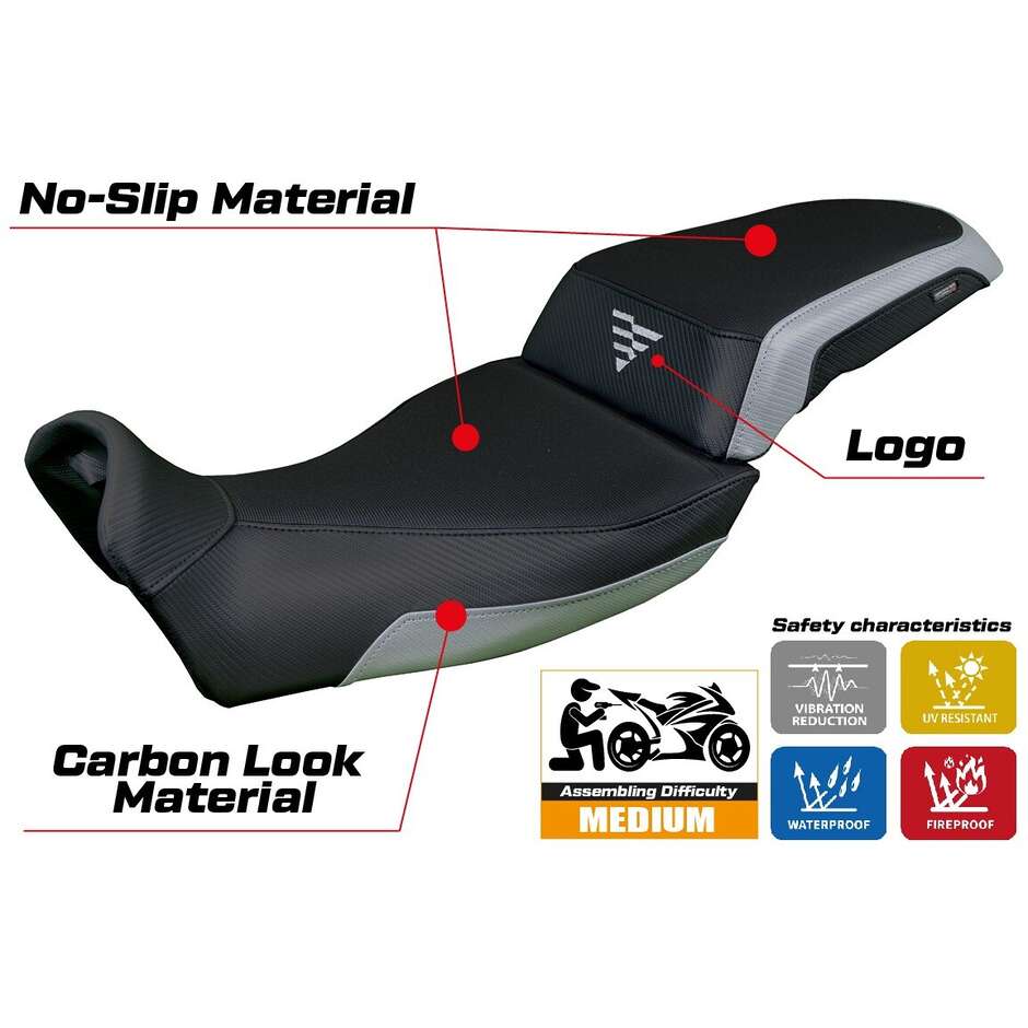 Housse de selle TPZ Italia spécifique pour Voge Valico 625 DSX 2025 modèle Xian