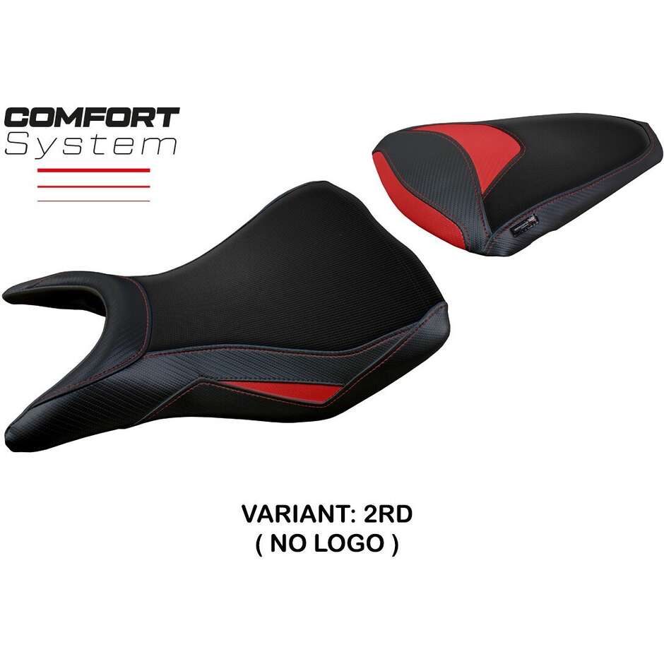 Housse de selle TPZ Italia spécifique pour Yamaha MT-03 (modèles 2020-2024) avec système de confort Meolo