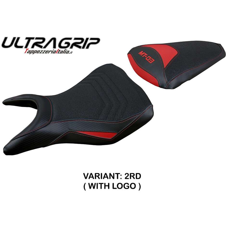 Housse de selle TPZ Italia spécifique pour Yamaha MT-03 (modèles 2020-2024) Meolo Ultragrip