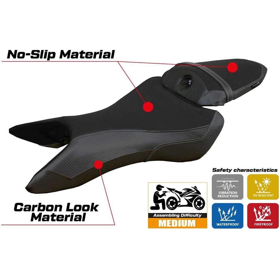 Housse de selle TPZ Italia spécifique pour Yamaha MT-09 modèle 2024-2025