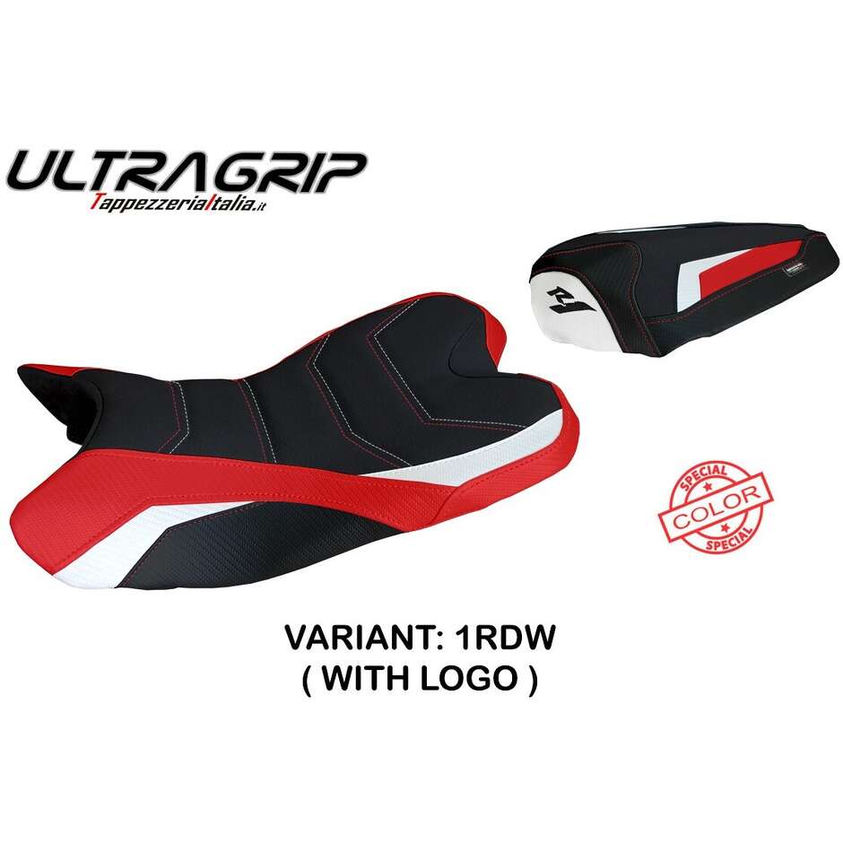 Housse de selle TPZ Italia spécifique pour Yamaha R1 (modèles 2009-2014), coloris Balsas Special Ultragrip
