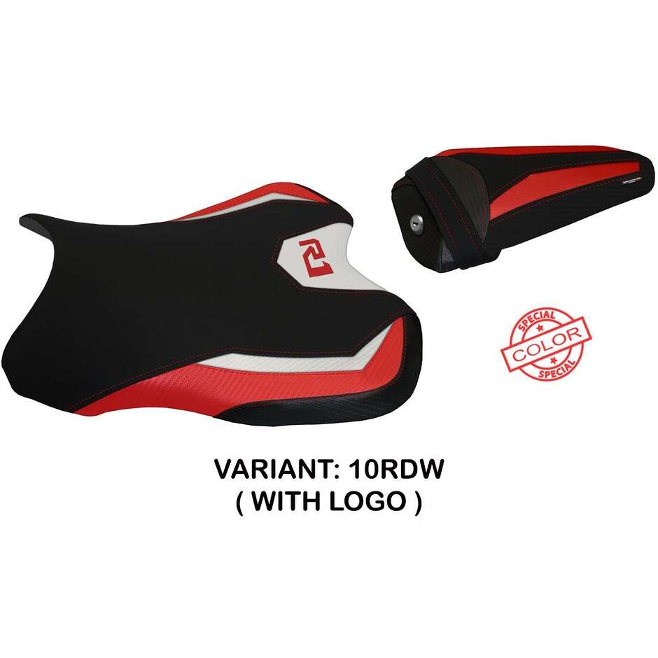 Housse de selle TPZ Italia spécifique pour Yamaha R1 (modèles 2015-2025), coloris Bilbao spécial