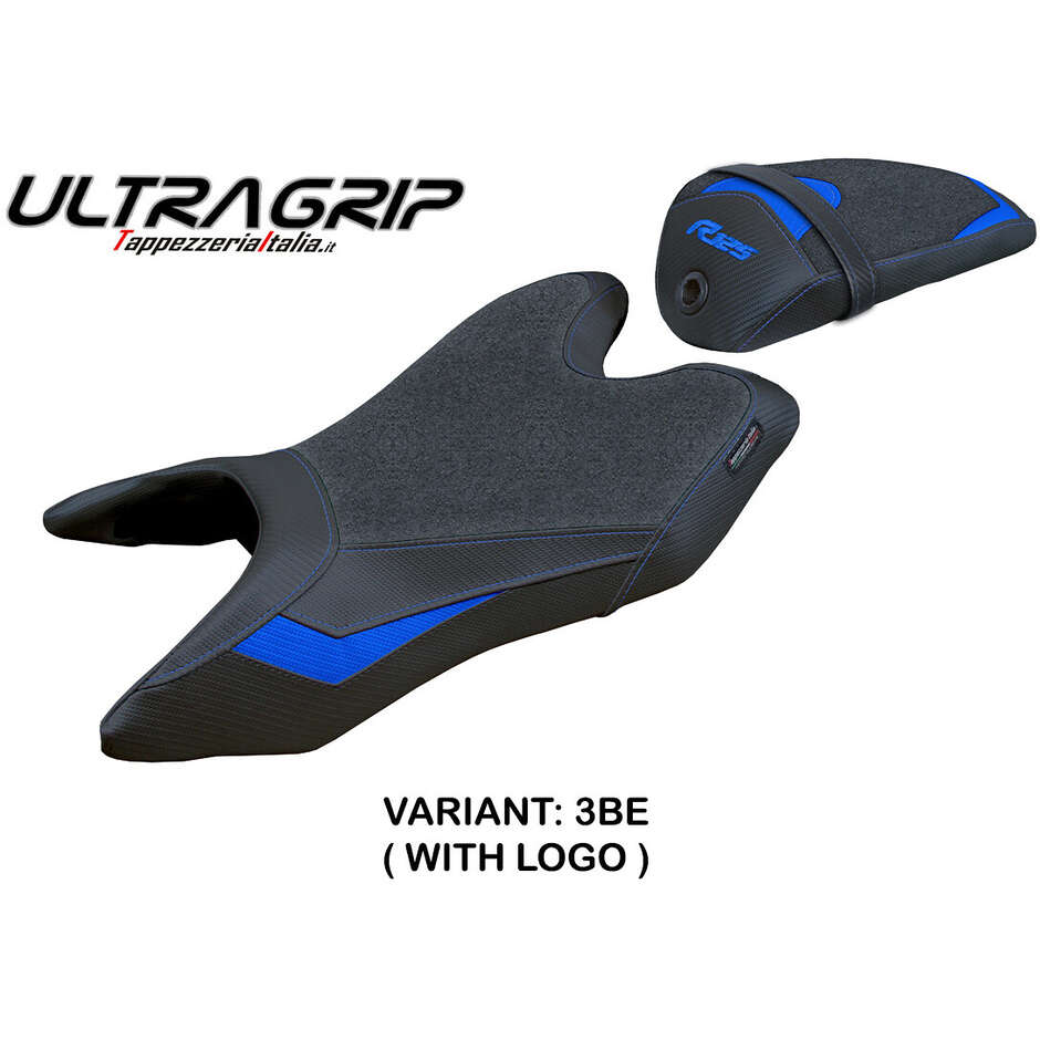 Housse de selle TPZ Italia spécifique pour Yamaha R125 (modèles 2019-2022), coloris Ashwy Ultragrip