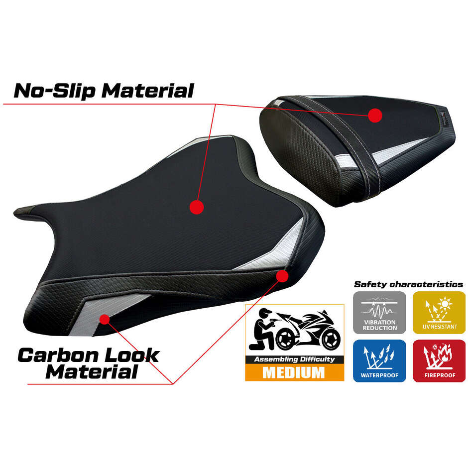 Housse de selle TPZ Italia spécifique pour Yamaha R6 2006-2007, modèle Aichi