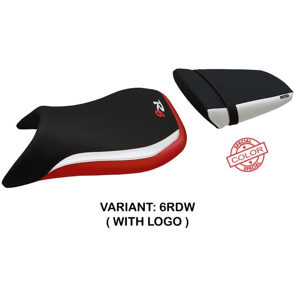 Housse de selle TPZ Italia spécifique pour Yamaha R6 (modèles 1999-2002), coloris Glasgow Special