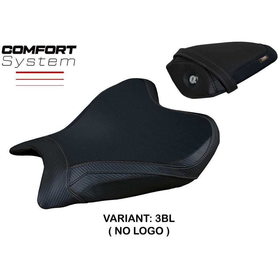 Housse de selle TPZ Italia spécifique pour Yamaha R7 (modèles 2021-2025) avec système Thera Comfort