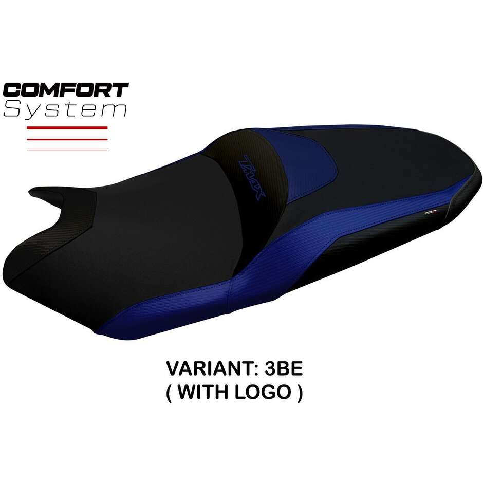 Housse de selle TPZ Italia spécifique pour Yamaha T-Max 2017-2021, système de confort Milano 3