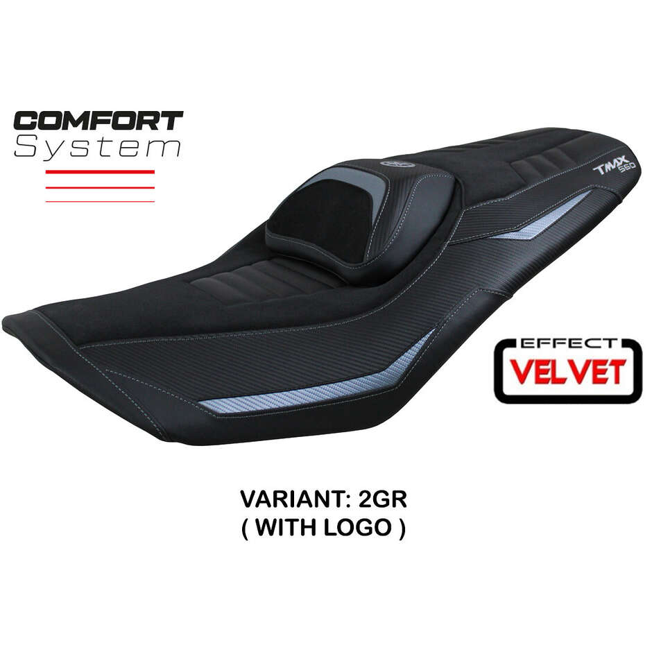 Housse de selle TPZ Italia spécifique pour Yamaha T-Max 560 2022-2025, modèle Kiko Comfort System