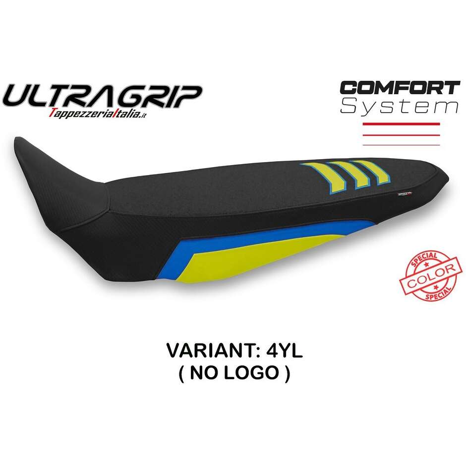 Housse de selle TPZ Italia spécifique pour Yamaha Tenere 700 (modèles 2019-2025) avec système de confort Liddel Ultragrip