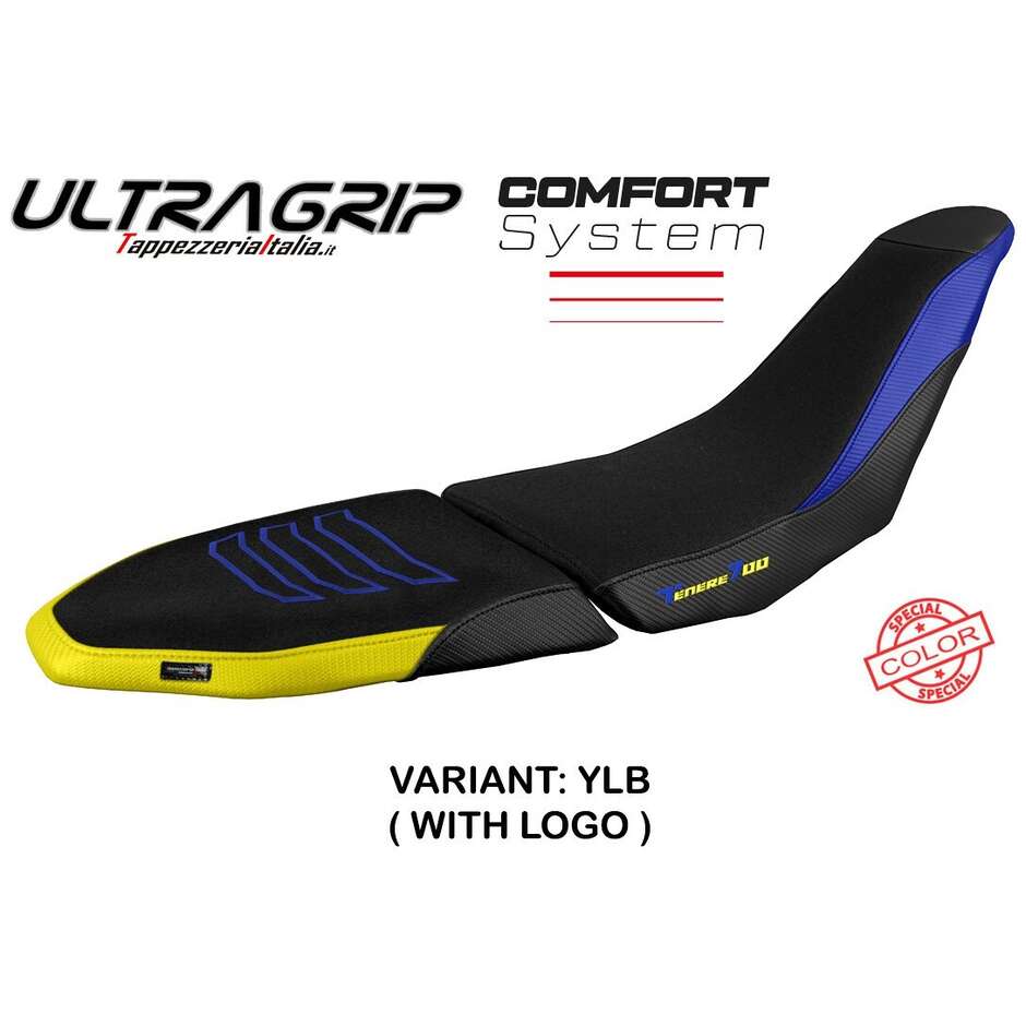 Housse de selle TPZ Italia spécifique pour Yamaha Tenere 700 Raid 2022-2025, modèle Akita, système de confort Ultragrip