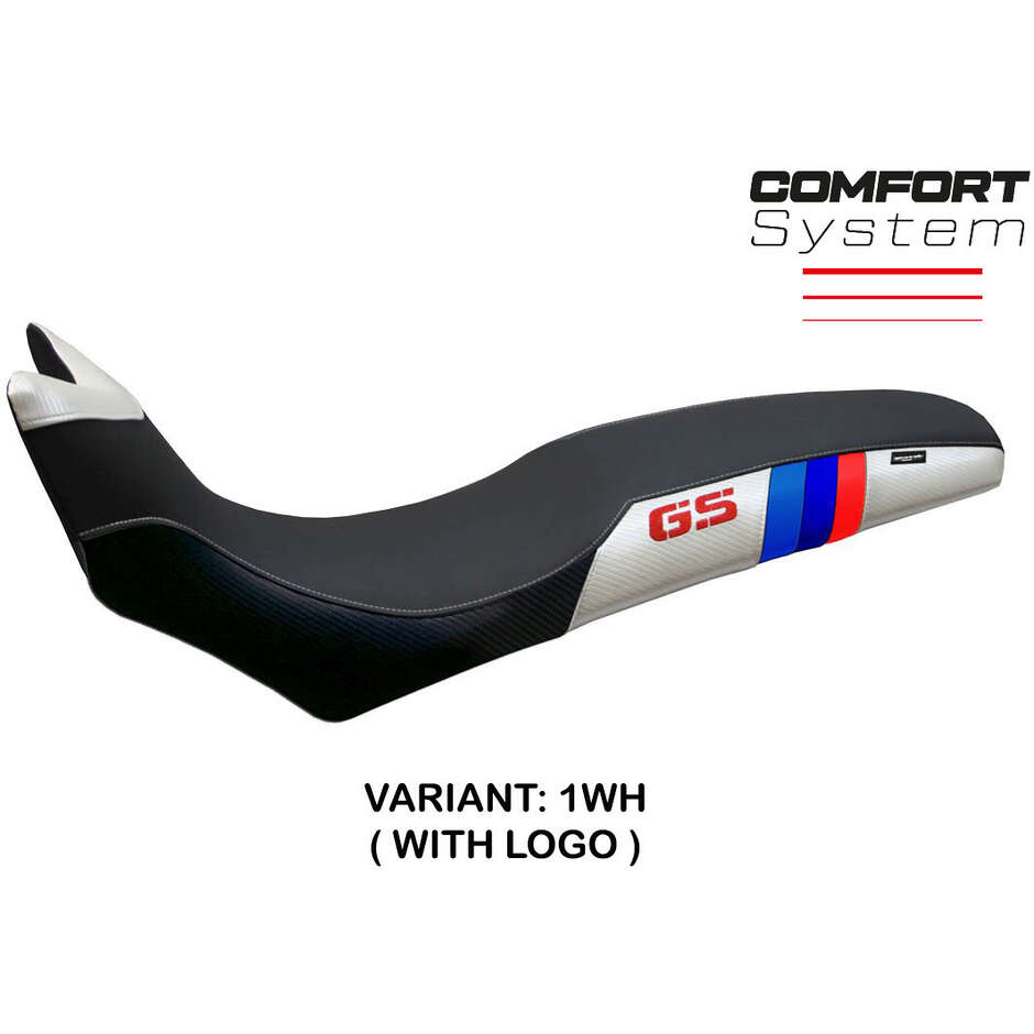 Housse de siège TPZ Italia spécifique pour BMW F 700/800 GS (modèles 2008-2018) - Système de confort Barone Anniversary
