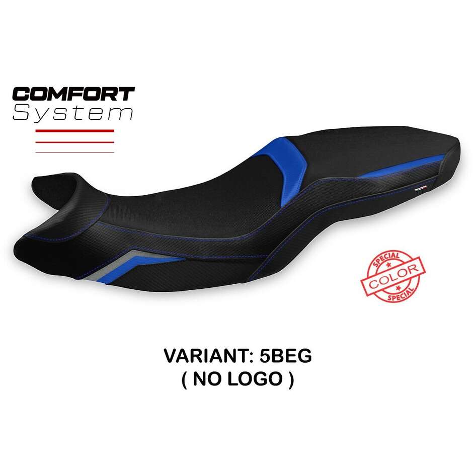 Housse de siège TPZ Italia spécifique pour BMW F 900 R (modèles 2019-2025), coloris Almaty, système confort.