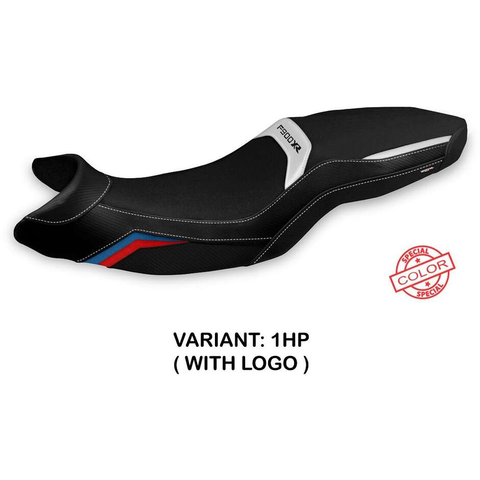 Housse de siège TPZ Italia spécifique pour BMW F 900 XR (modèles 2019-2025), coloris Arima spécial