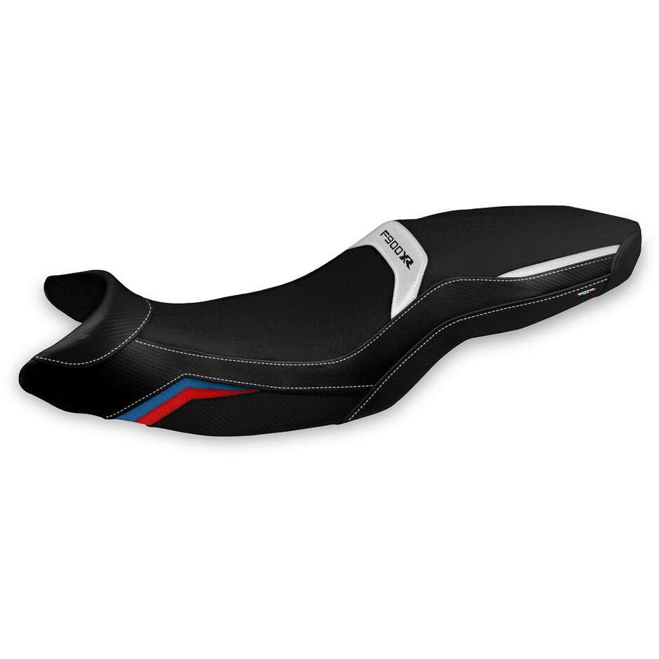 Housse de siège TPZ Italia spécifique pour BMW F 900 XR (modèles 2019-2025), coloris Arima spécial