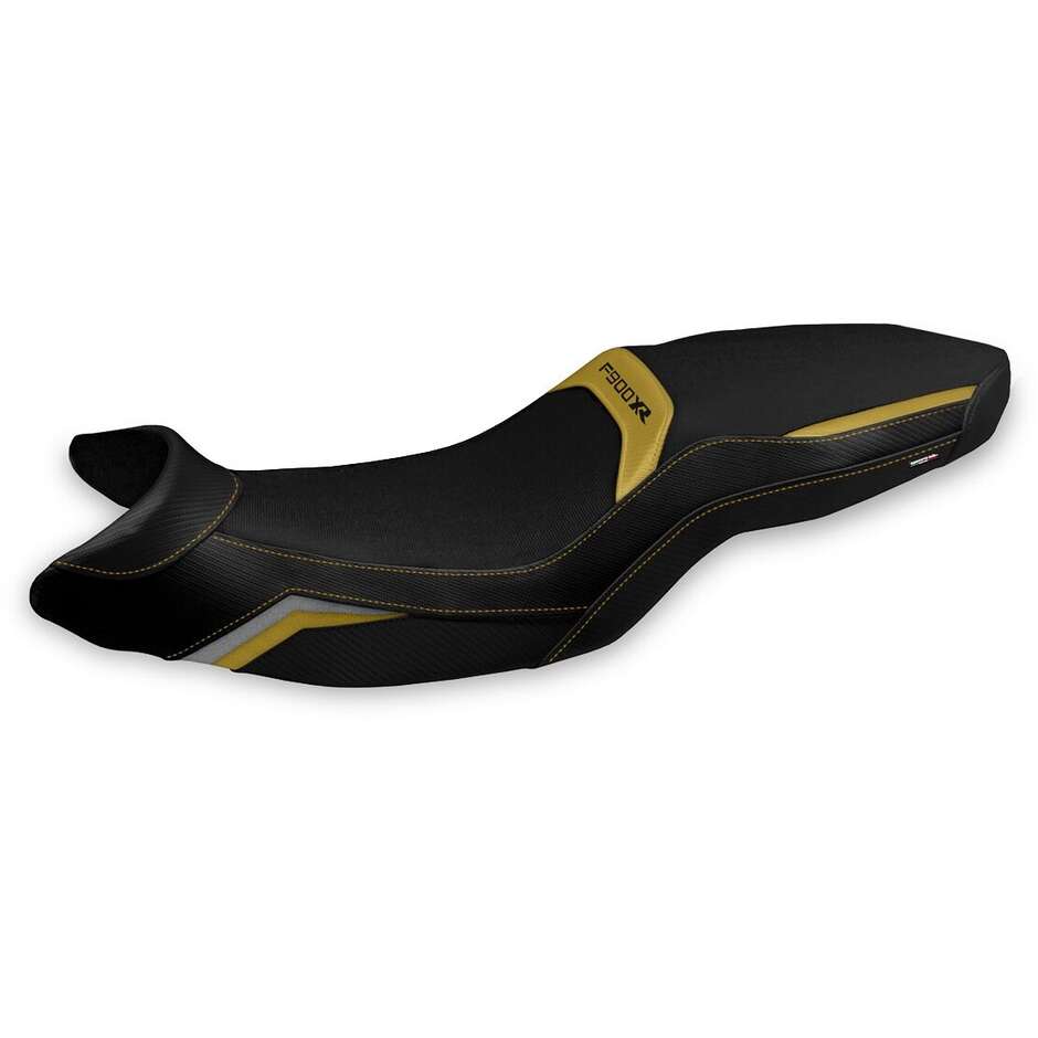 Housse de siège TPZ Italia spécifique pour BMW F 900 XR (modèles 2019-2025), coloris Arima spécial