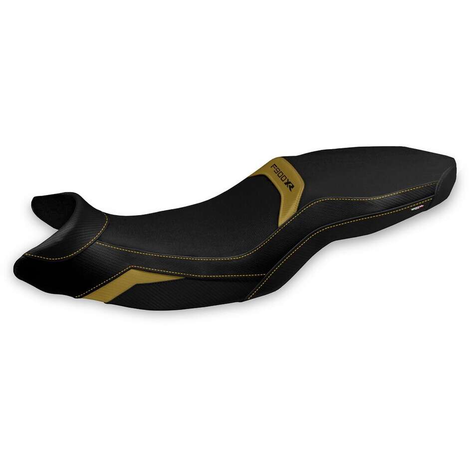 Housse de siège TPZ Italia spécifique pour BMW F 900 XR (modèles 2019-2025) - Système de confort Tartu