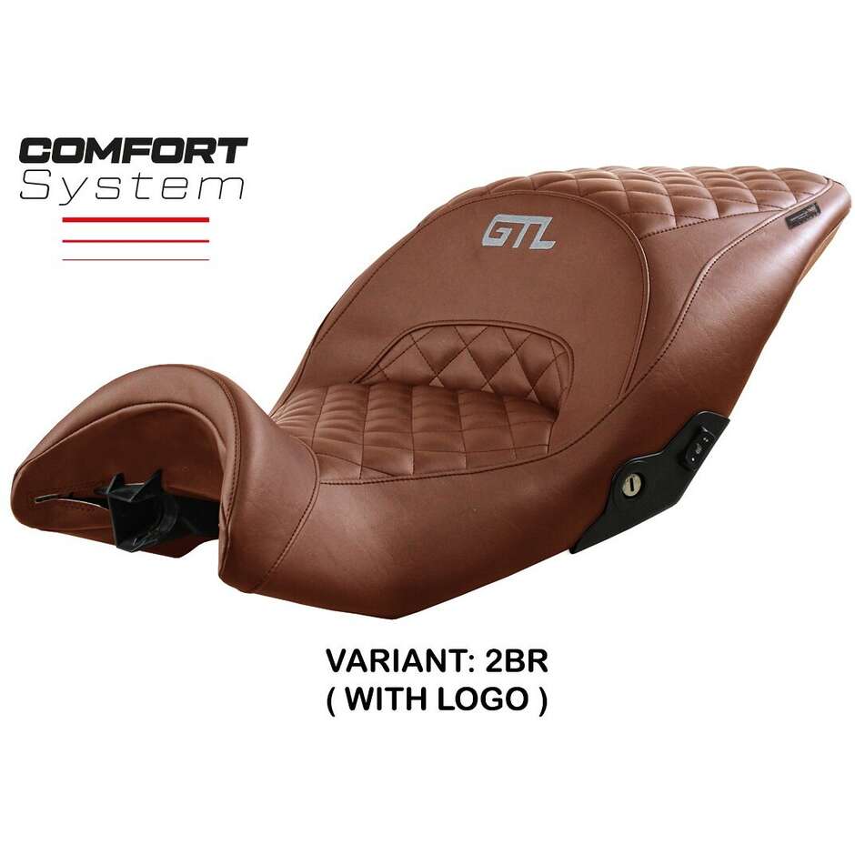 Housse de siège TPZ Italia spécifique pour BMW K 1600 GTL (modèles 2010-2025) - Système Diamond Comfort