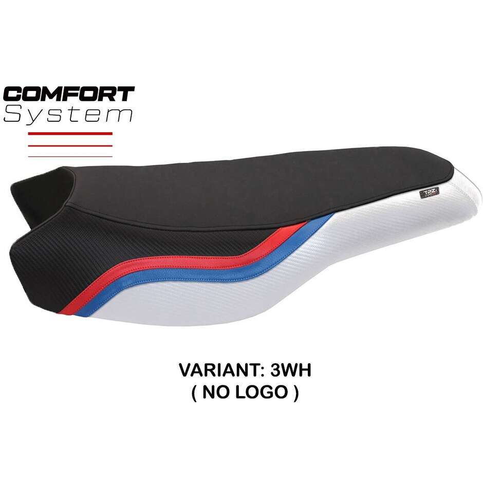 Housse de siège TPZ Italia spécifique pour BMW R 1200/1250 GS Rallye (modèles 2017-2024), système Bonn 2 Comfort
