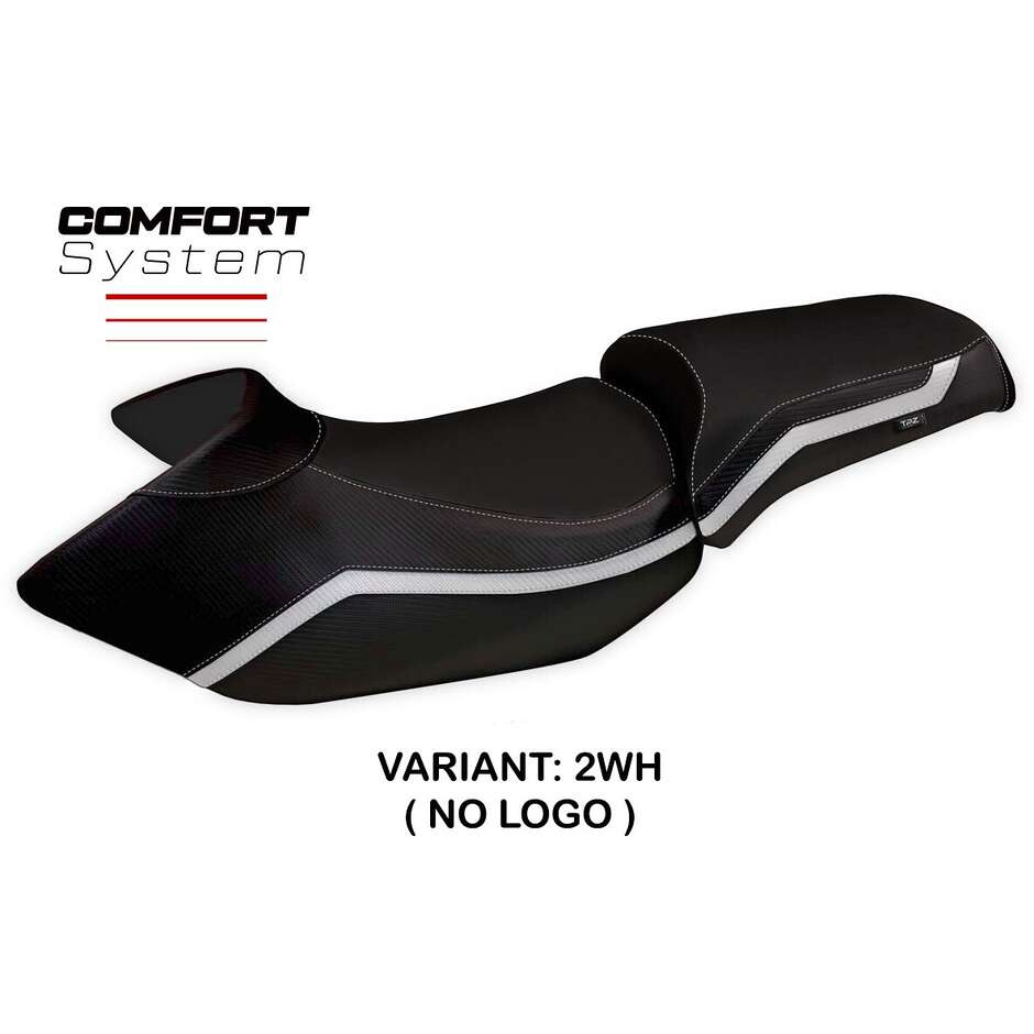 Housse de siège TPZ Italia spécifique pour BMW R 1200 GS (modèles 2005-2012) avec système de confort Lione 4