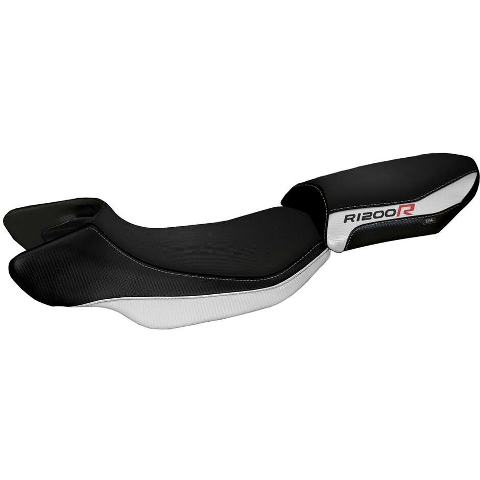 Housse de siège TPZ Italia spécifique pour BMW R 1200 R (modèles 2015-2018), couleur Aurelia, système confort.