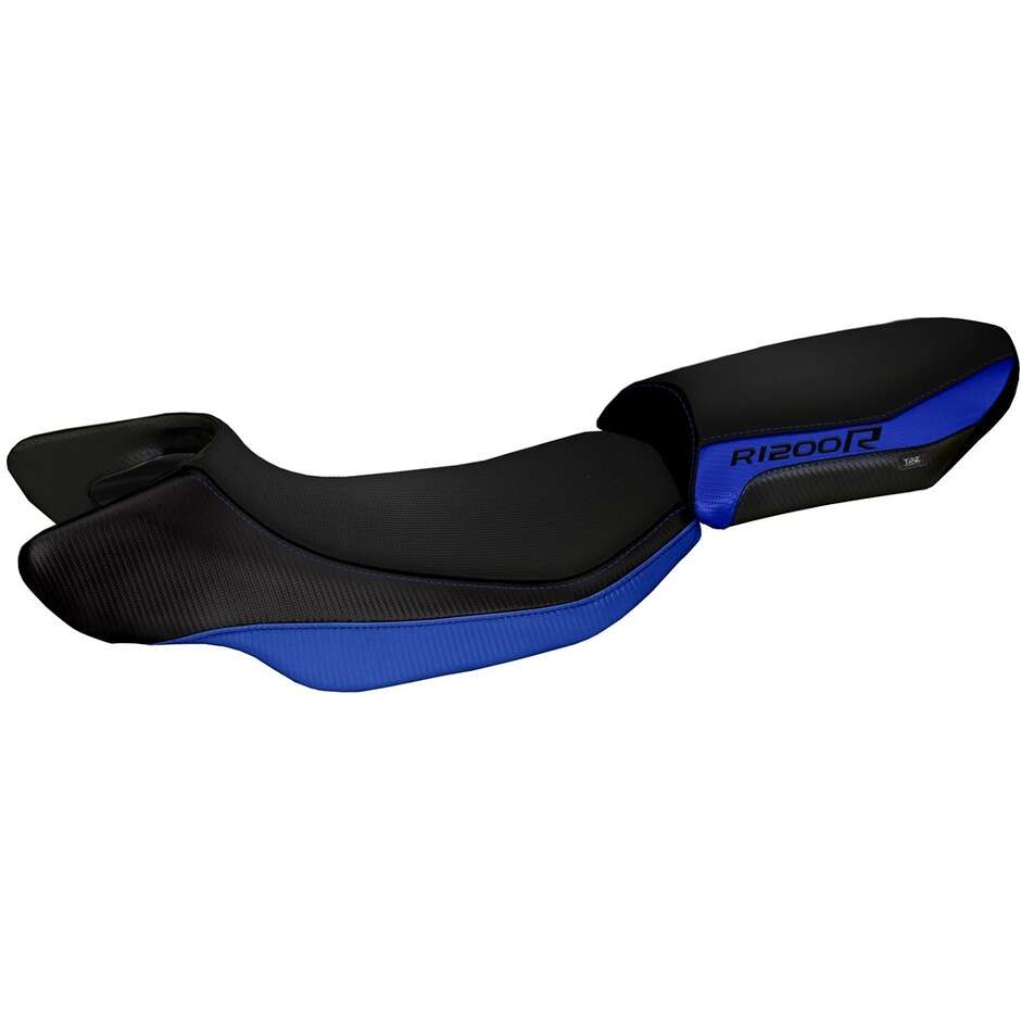 Housse de siège TPZ Italia spécifique pour BMW R 1200 R (modèles 2015-2018), couleur Aurelia, système confort.