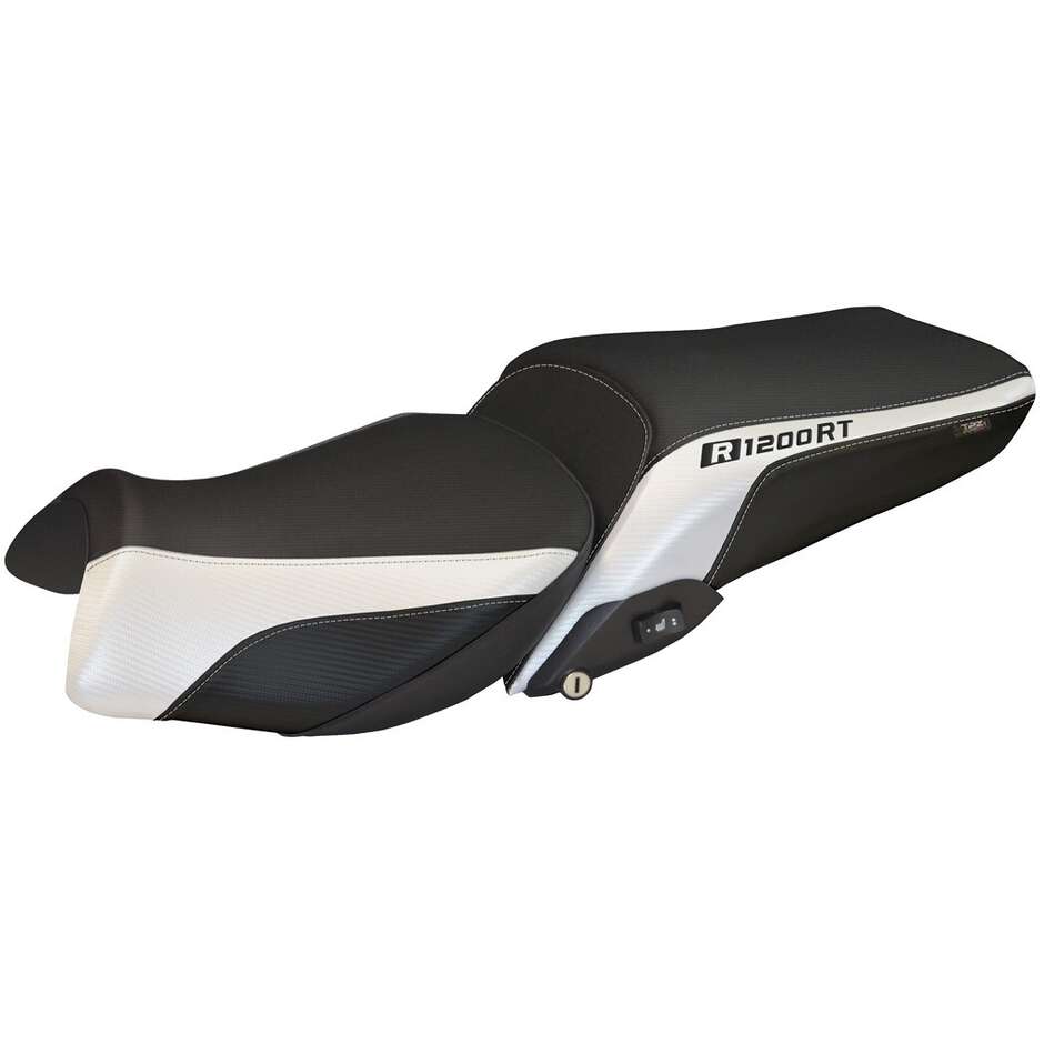 Housse de siège TPZ Italia spécifique pour BMW R 1200 RT (modèles 2014-2018) avec système de confort Olbia 1